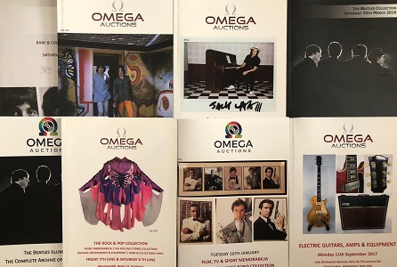 Music Memorabilia and Vinyl Records Auctions Omega Auctions